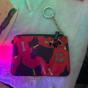 dooney and bourke scottie wristlet/coin purse